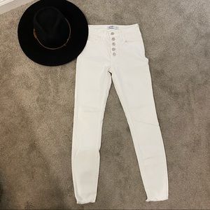 JUST BLACK MID RISE JEANS